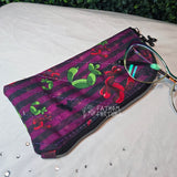 Wormhorse & Banana Pudding Warm Quilted Eyeglass/Medical Stash Zip Case