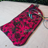 OFMD Breakup Robe Quilted Eyeglass/Medical Stash Zip Case Magenta 3