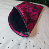 OFMD Breakup Robe Quilted Eyeglass/Medical Stash Zip Case Magenta 3