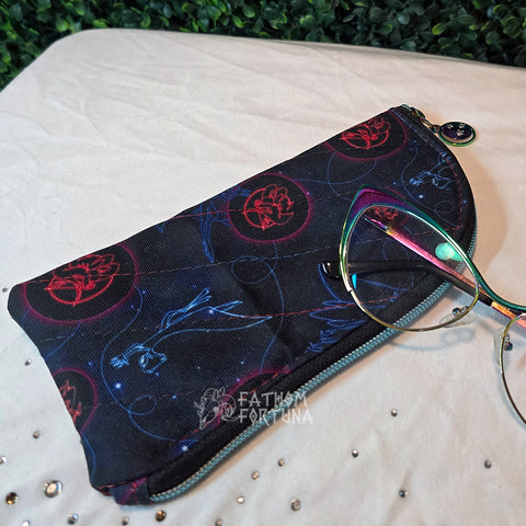 Look My Way Quilted Eyeglass/Medical Stash Zip Case 2