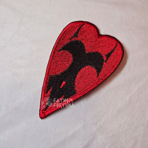 B-Grade Imp Circus Emblem Black Red Embroidered Patch READY TO SHIP