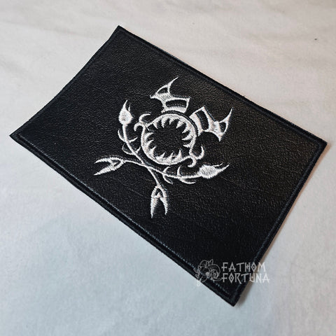 Crim Vinyl Pirate Flag Embroidered Patch READY TO SHIP