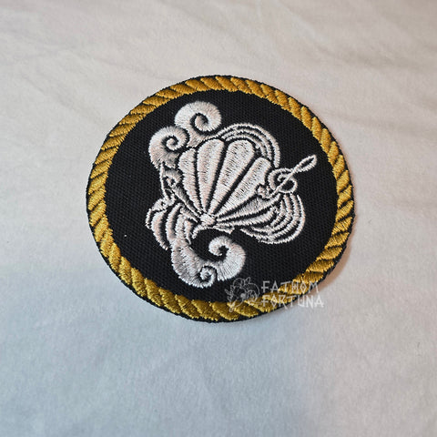 Verosika Canvas Pirate Rope Emblem Embroidered Patch READY TO SHIP