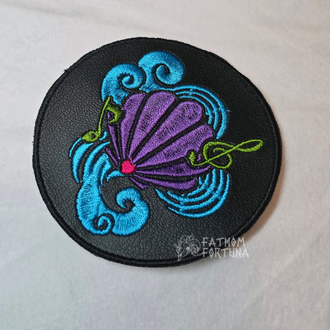 Verosika Vinyl Pirate Emblem Embroidered Patch Colored READY TO SHIP