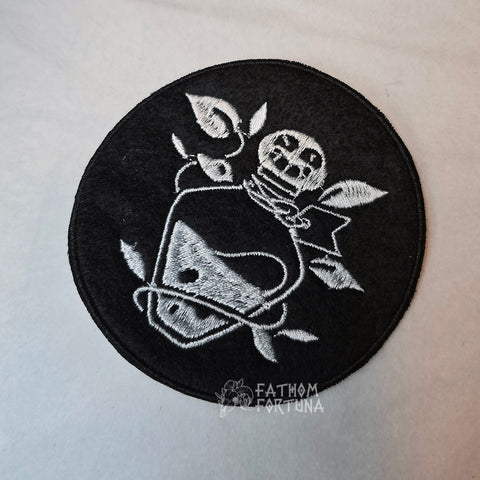 Wally Felt Pirate Emblem Embroidered Patch READY TO SHIP