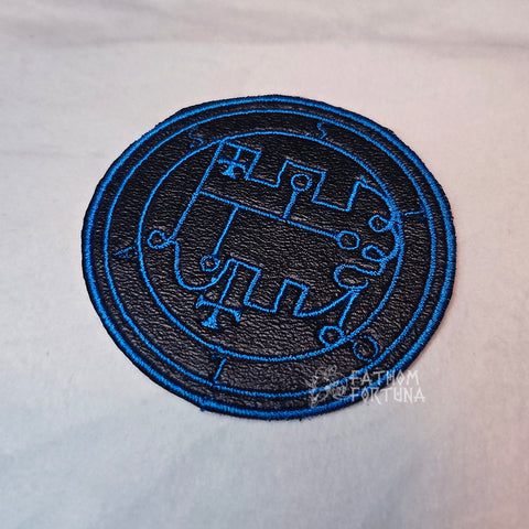 Small Stolas Sigil Vinyl Embroidered Patch READY TO SHIP