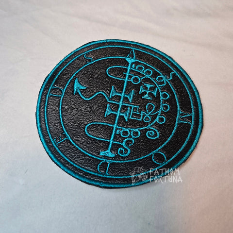 Asmodeus Sigil Vinyl Embroidered Patch READY TO SHIP