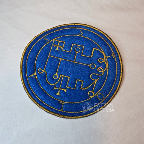 Blue Stolas Sigil Felt Embroidered Patch READY TO SHIP