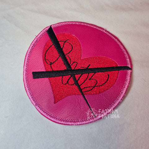 B-Grade Ver Tattoo Circle Vinyl Embroidered Patch READY TO SHIP