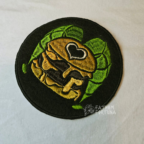 Fizzarolli Burger Felt Pirate Emblem Embroidered Patch Colored READY TO SHIP