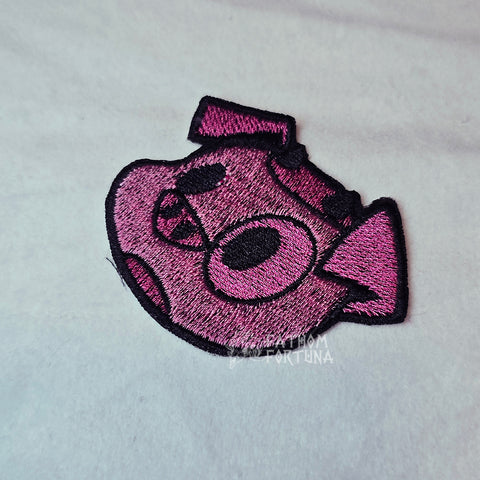 Angel Piglet Embroidered Patch READY TO SHIP