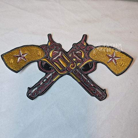 Striker Western Pistol Embroidered Patch READY TO SHIP