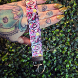 Clean It Up Pastel Wristlet Keychain Fob Made To Order