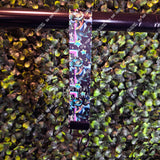 Fizzarolli Neon Lights Dark Wristlet Keychain Fob Made To Order