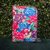 Crystal Poke Flowers Knitting Needle/Crochet Hook Zip Case