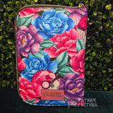 Crystal Poke Flowers Knitting Needle/Crochet Hook Zip Case