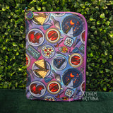 Celestial Tea Party Knitting Needle/Crochet Hook Zip Case