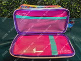 Silly Blue Tiger Travel & Makeup Bag