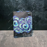 Teal Tentacles Mini Snap Wallet