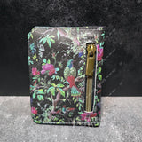 Black Breakup Robe Mini Snap Wallet