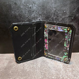 Black Breakup Robe Mini Snap Wallet