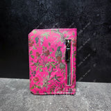 Magenta Breakup Robe Mini Snap Wallet