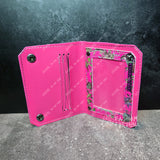 Magenta Breakup Robe Mini Snap Wallet