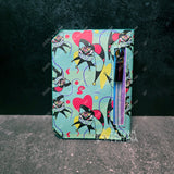 Fizzy Mint Stripes Mini Snap Wallet