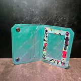 Fizzy Mint Stripes Mini Snap Wallet