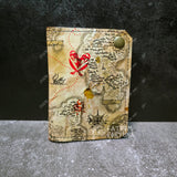 Helluva Pirate Map Mini Snap Wallet