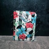 Spooky Floral Sandworm Mini Snap Wallet