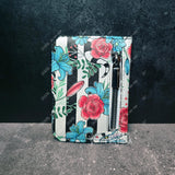 Spooky Floral Sandworm Mini Snap Wallet