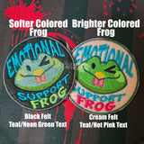 Emotional Support Frog Embroidered Patch Helluva Boss Made To Order