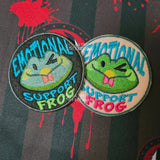 Emotional Support Frog Embroidered Patch Helluva Boss Made To Order