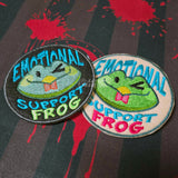 Emotional Support Frog Embroidered Patch Helluva Boss Made To Order