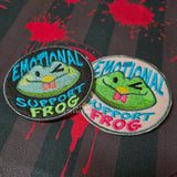 Emotional Support Frog Embroidered Patch Helluva Boss Made To Order