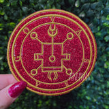 LE Vassago Sigil Sparkle Deluxe  Embroidered Patch Made To Order