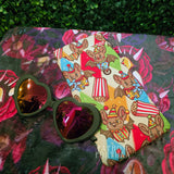 Circus Bats Pop-Top Sunglasses Case