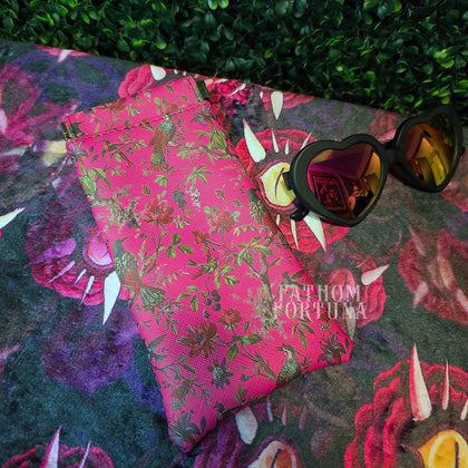Magenta Breakup Robe OFMD Pop-Top Sunglasses Case