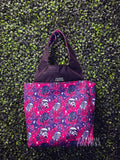 Space Battles Floral Car Caddy/Trash Can