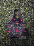 Firey Fox Poke Damask Car Caddy/Trash Can