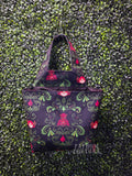 Firey Fox Poke Damask Car Caddy/Trash Can