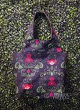 Firey Fox Poke Damask Car Caddy/Trash Can