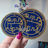 LE Stolas Sigil Sparkle Deluxe Embroidered Patch Made To Order
