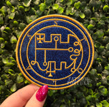 LE Stolas Sigil Sparkle Deluxe Embroidered Patch Made To Order