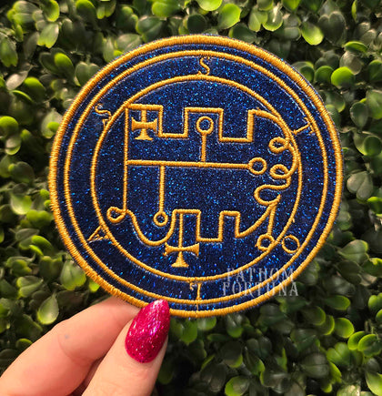 LE Stolas Sigil Sparkle Deluxe Embroidered Patch Made To Order