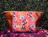 Queen Bee Honey Zippered Beauty Bag