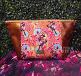 Queen Bee Honey Zippered Beauty Bag