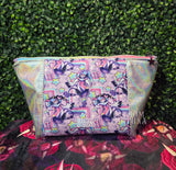 Fizzarolli Pastel Holo Zippered Beauty Bag