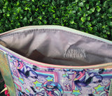 Fizzarolli Pastel Holo Zippered Beauty Bag